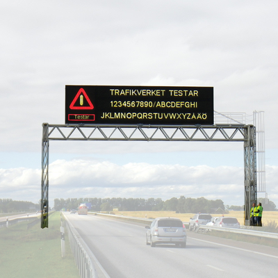 Farbenreiche Verkehrssteuerung EN12966 LED unterzeichnet dynamisches Anschlagbrett