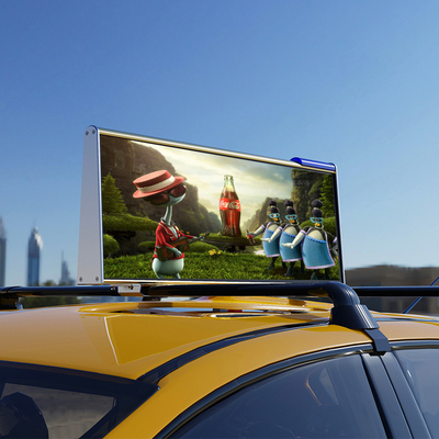 Digital, die Taxi-Dach LED-Anzeige SMD Front Access Taxi Top LED-Anzeige annoncieren