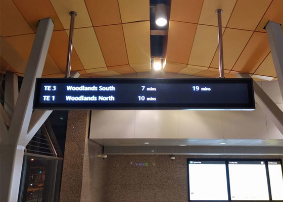 Matrix-Nachrichtenanzeige P6 P8 P10 LED für Bus-Metro-U-Bahnstation
