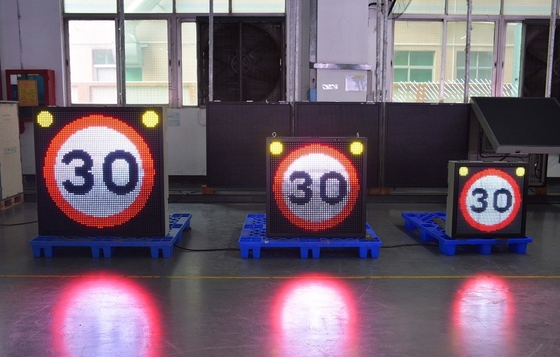 Des Verkehrs-EN12966 farbenreiches Wechsellichtzeichen Geschwindigkeits-des Zeichen-IP65