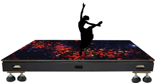 Wechselwirkender LED Schirm P2.97 P3.91 P4.81 P5.2 P6.25 Video-dancefloor