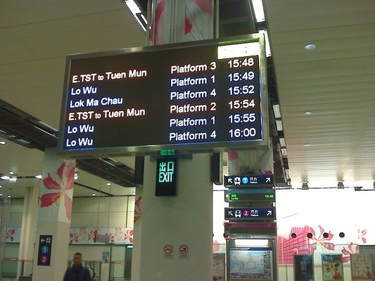Passagier-Informationen EN12966 VMS LED zeigen P3 P4 P6 P8 P10mm an