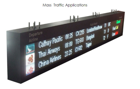 Passagier-Informationen EN12966 VMS LED zeigen P3 P4 P6 P8 P10mm an