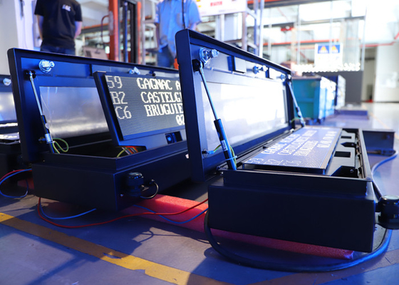 Passagier-Informations-Anzeige RGB P8 P10 P12 LED 68,7 Milliarde Farbe