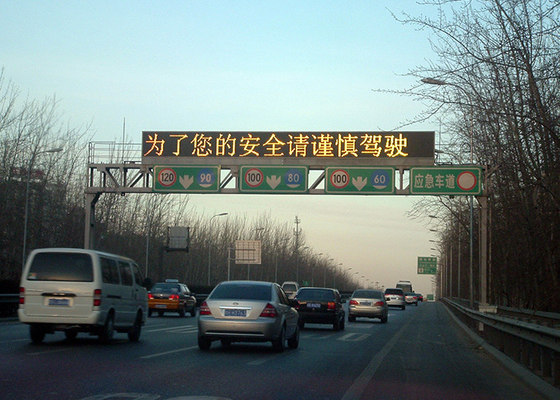 VMS-LED-Anzeigen-Landstraßen-Tunnel-Gebrauch Verkehr EN12966 NTCIP P20mm