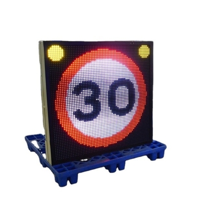 Solar-Verkehrsschilder-Zebrastreifen-Warnung Powerd 320×160mm Modul-LED