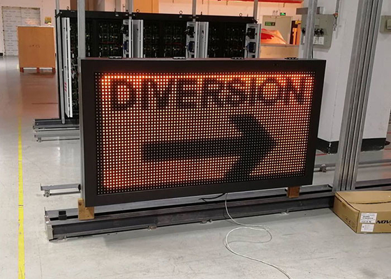 Verkehrssteuerungs-Zeichen-Verkehrssicherheits-Fahrzeug-Montage EN12966 NTCIP LED