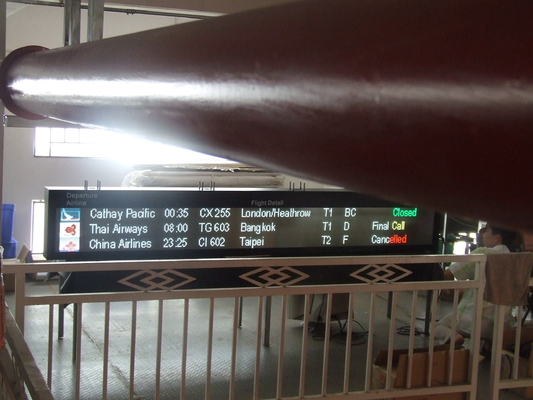 1200*1200mm farbenreiche LED-Anzeige zu Flughafen-Flug-Information