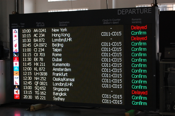 Flughafen-Flug-Informations-Anzeigen-Wechsellichtzeichen IP65 LED