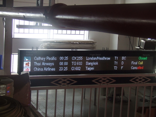 Flughafen-Flug-Informations-Anzeigen-Wechsellichtzeichen IP65 LED