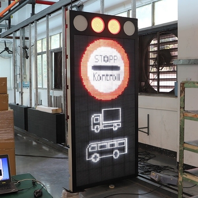 Verkehrsschild EN12966 NTCIP LED im Freien belichtete grüne Farbe