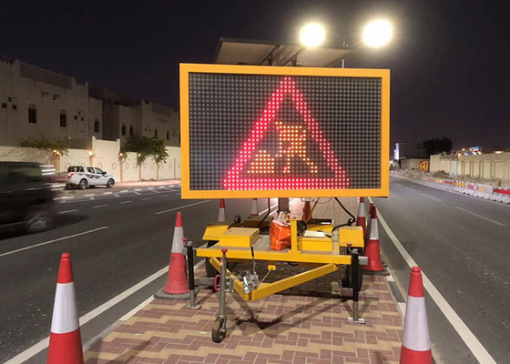 Verkehrs-Warnzeichen VMS-Straßen-Vorsicht-Anleitung P20 960*960mm LED