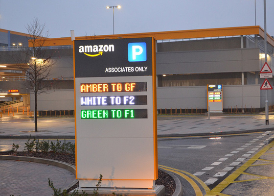 Hohe Helligkeit EN12966 P12 farbenreiche LED-Anzeige für Parkplatz
