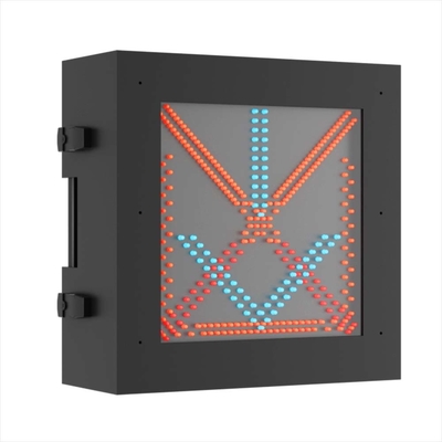 800*800mm LED Lane Control Grün-Pfeil-Signal des Zeichen-roten Kreuzes