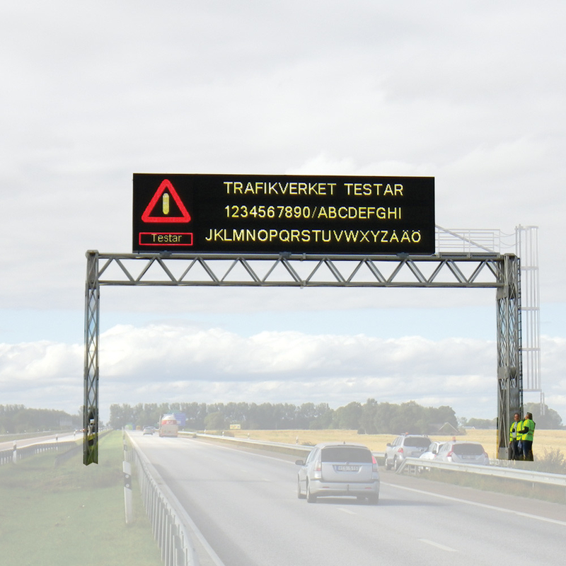 Farbenreiche Verkehrssteuerung EN12966 LED unterzeichnet dynamisches Anschlagbrett