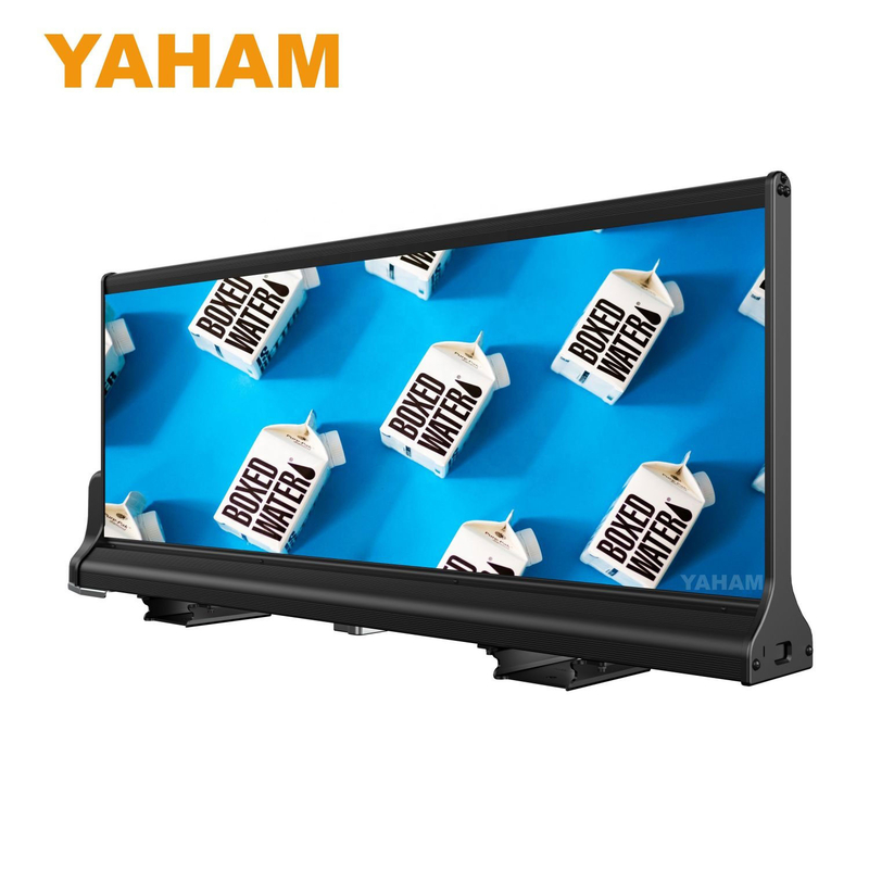 Auto-Dach-Spitzenwerbung 12kg IP65 SMD LED FCC-Taxi CER-ROHS Spitzen-LED-Anzeige